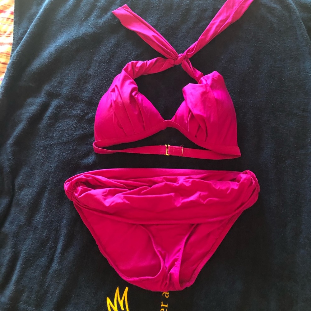 Badgely Miska magenta bikini size 6 Small